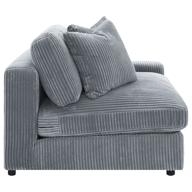 Sillón tapizado sin brazos Blaine