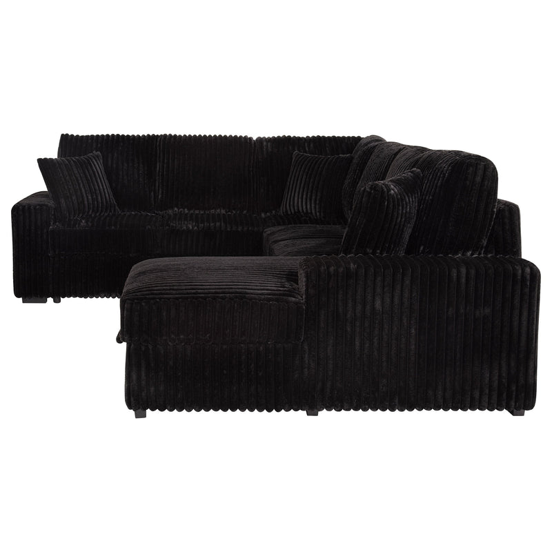 Seccional de sofá con chaise de almacenamiento Devonshire Sleeper