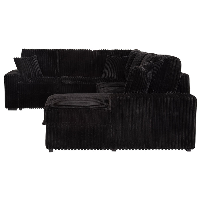 Devonshire Sleeper Sectional Sofa Storage Chaise