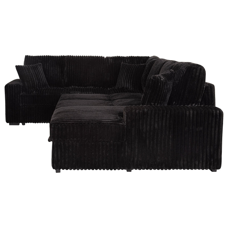Seccional de sofá con chaise de almacenamiento Devonshire Sleeper