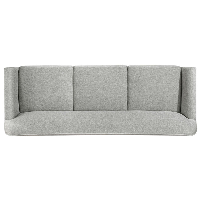 Vaughn Fabric Upholstered Flared Arm Sofa Grey