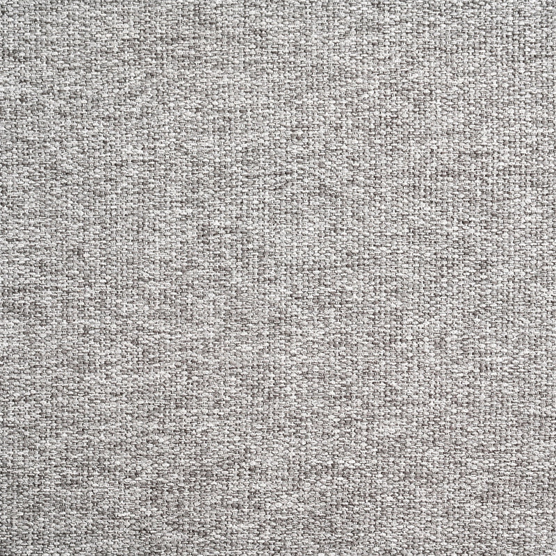 Sillón auxiliar con brazos acampanados y tapicería de tela Vaughn, gris