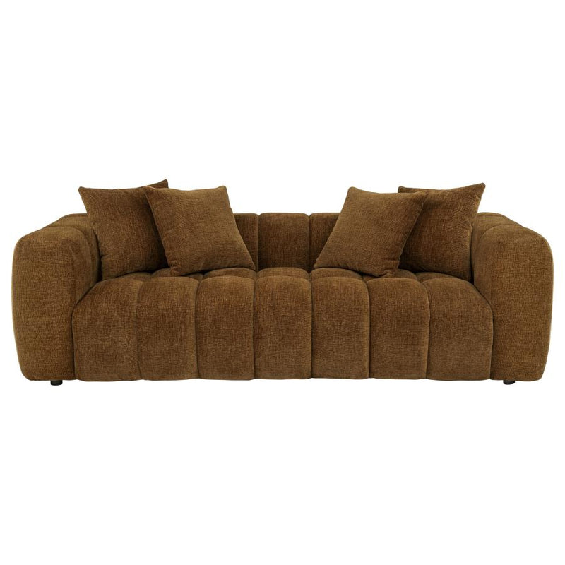 Lazaro Fabric Upholstered Wide Channel Sofa