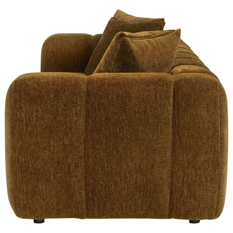 Lazaro Fabric Upholstered Wide Channel Sofa