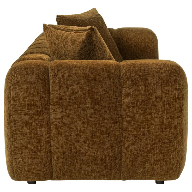 Lazaro Fabric Upholstered Wide Channel Sofa