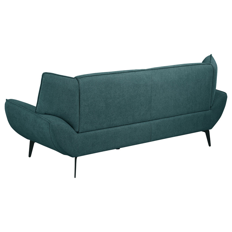 Acton Upholstered Flared Arm Sofa Set