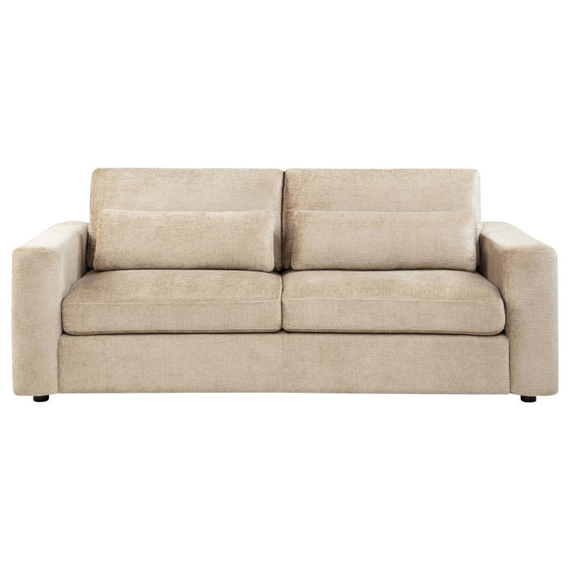 Amador Chenille Upholstered Track Arm Sofa