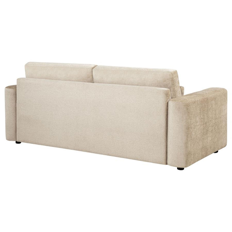 Amador Chenille Upholstered Track Arm Sofa