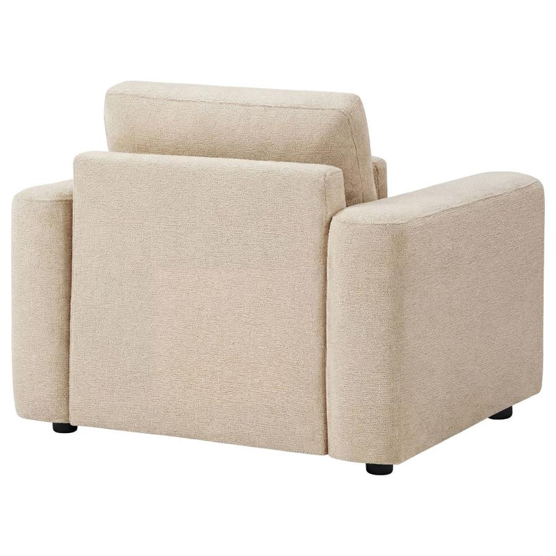Amador Chenille Upholstered Track Arm Accent Chair