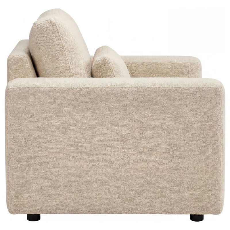 Amador Chenille Upholstered Track Arm Accent Chair