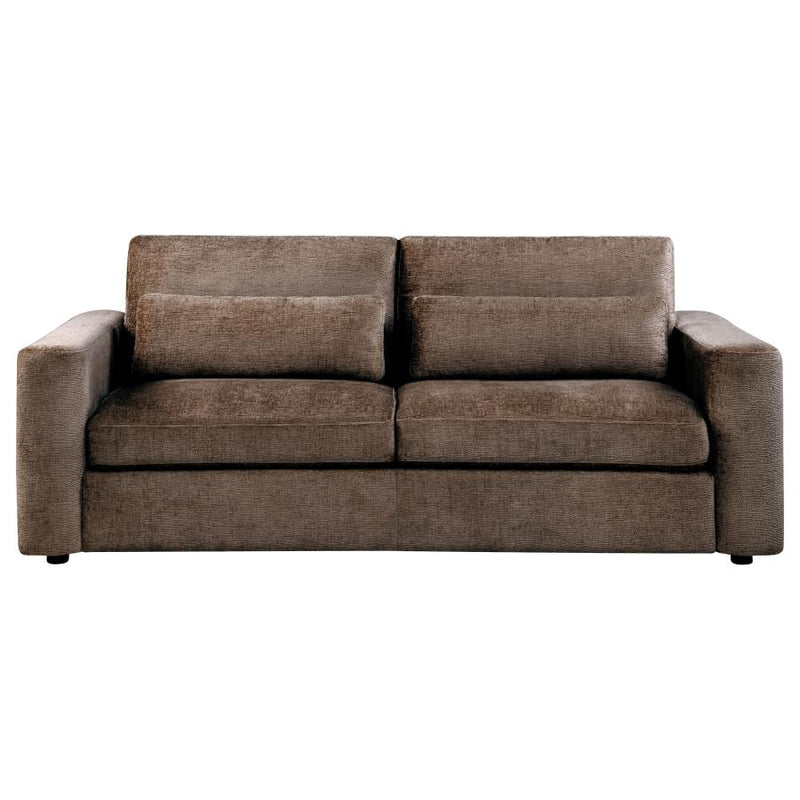 Amador Chenille Upholstered Track Arm Sofa