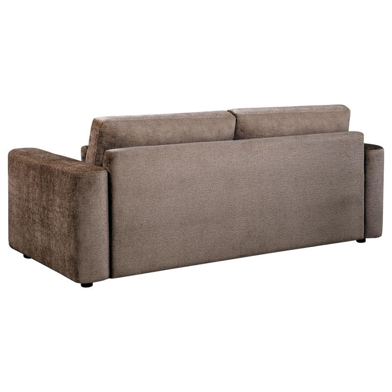 Amador Chenille Upholstered Track Arm Sofa