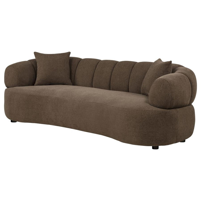 Casarin Fabric Channel-Back Sofa
