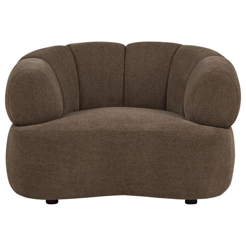 Casarin Fabric Channel-Back Accent Chair