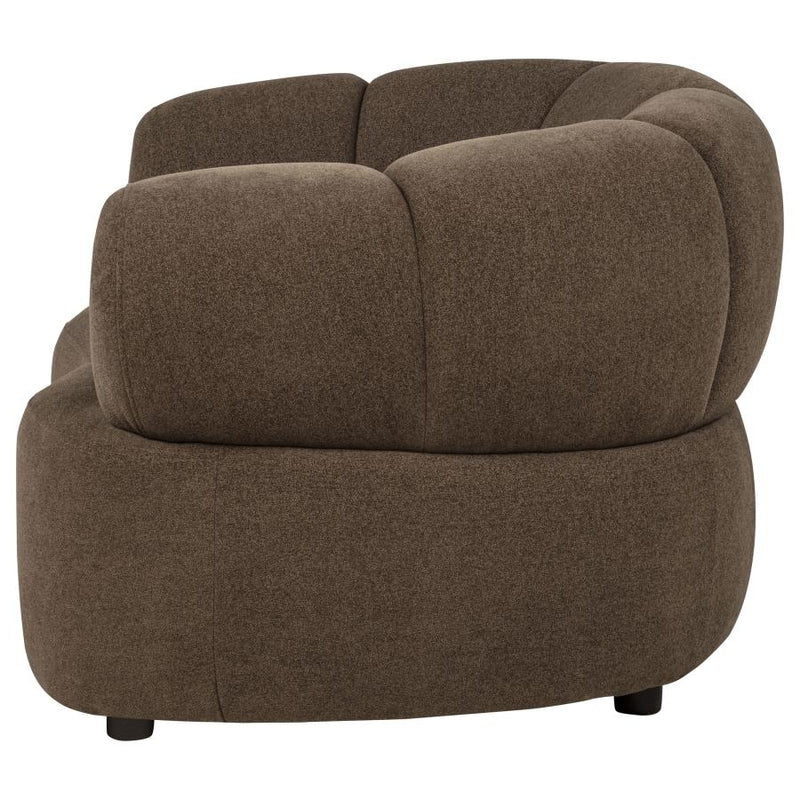 Casarin Fabric Channel-Back Accent Chair