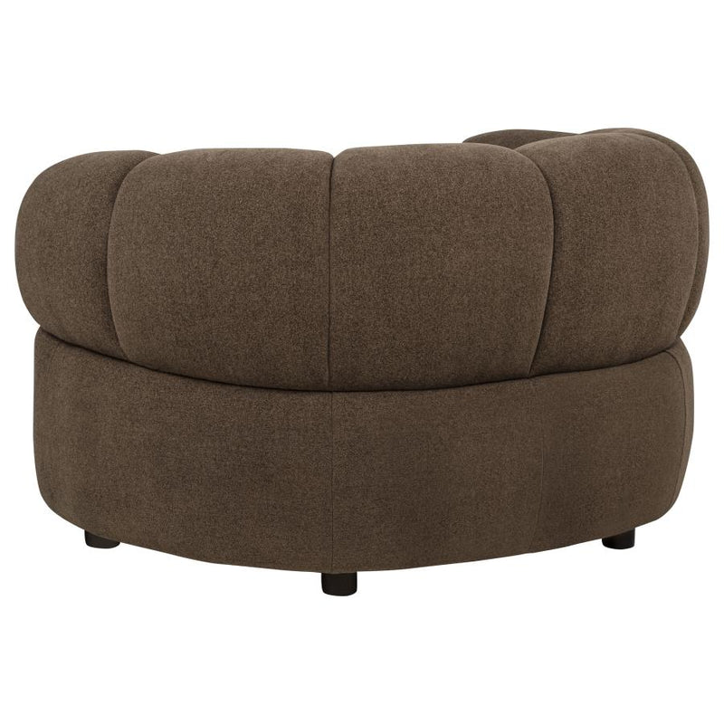 Casarin Fabric Channel-Back Accent Chair
