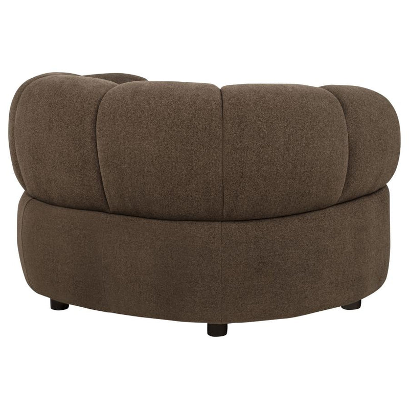 Casarin Fabric Channel-Back Accent Chair