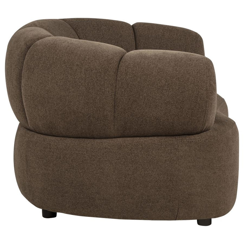 Casarin Fabric Channel-Back Accent Chair