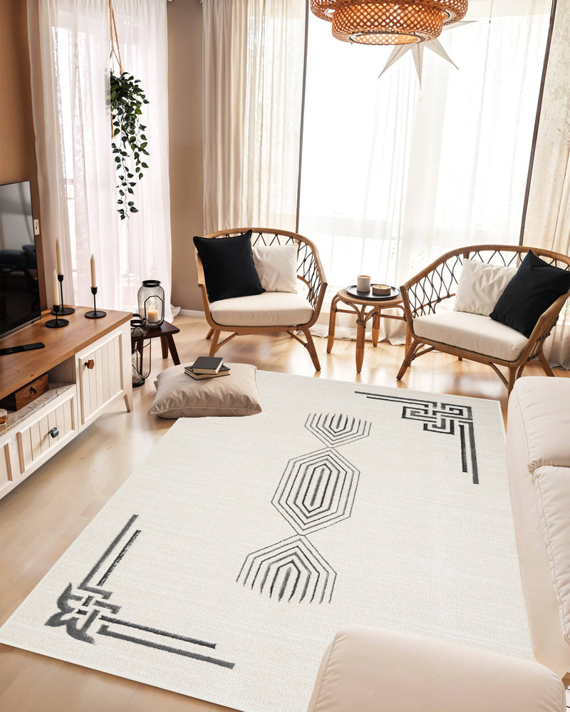 SIGNATURE Rug DESIGN 5201 Beige 5x8 (5'2x7'5")"