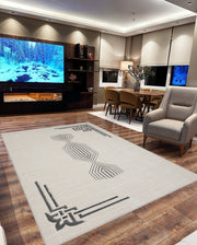 SIGNATURE Rug DESIGN 5201 Beige 2x8 Runner (2'6x7'9")"