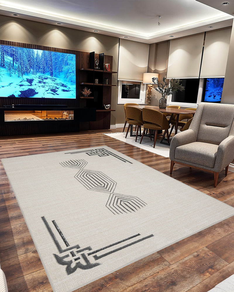 SIGNATURE Rug DESIGN 5201 Beige 2x8 Runner (2'6x7'9")"
