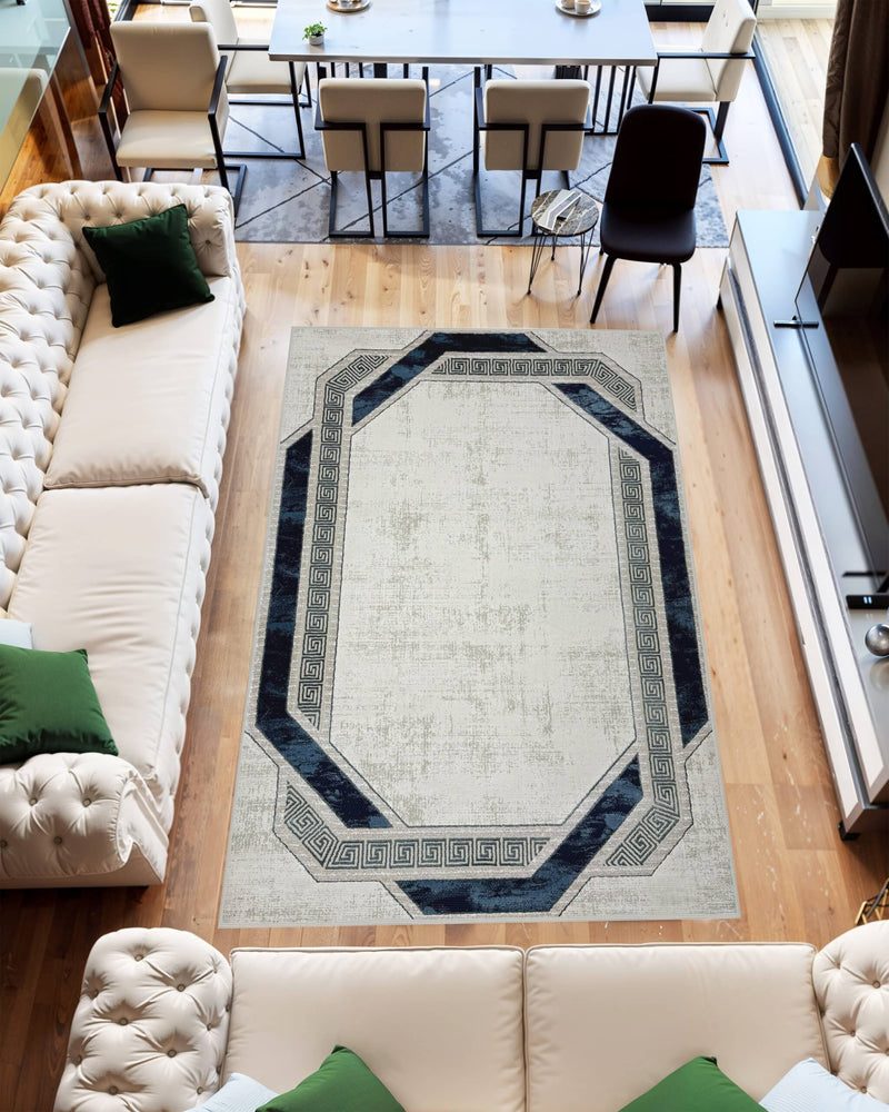 SIGNATURE Rug DESIGN 5206 Navy 5x8 (5'2x7'5")"