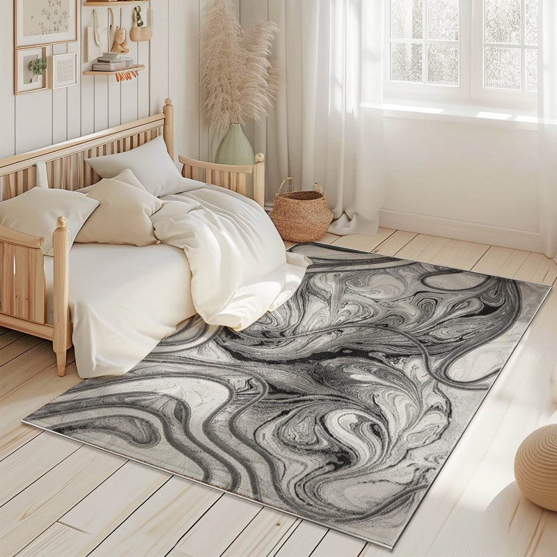 OLIVIA Rug DESIGN 5213 Grey 2x8 Runner (2'6x7'9")"