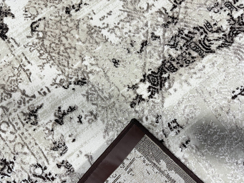 OLIVIA Rug DESIGN 5215 Grey 2x8 Runner (2'6x7'9")"