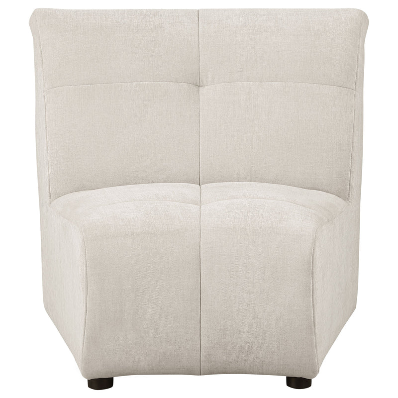 Sofá Seccional Modular Tapizado Charlotte Color Marfil