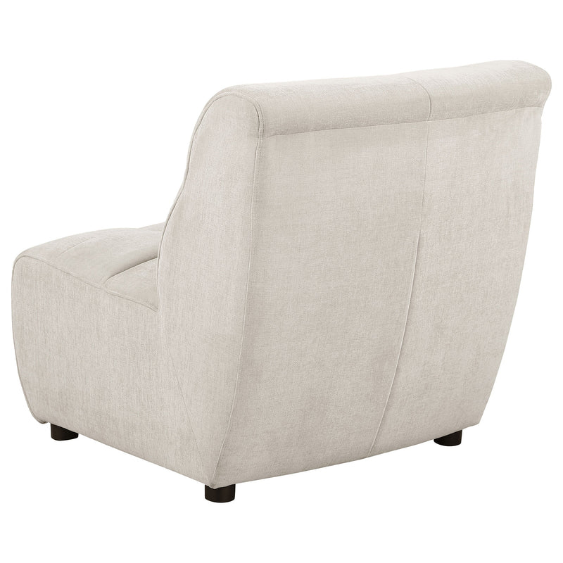 Sofá Seccional Modular Tapizado Charlotte Color Marfil