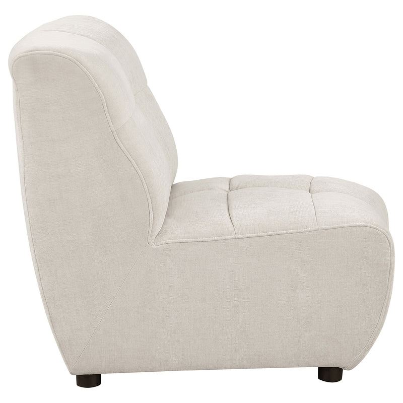 Sofá Seccional Modular Tapizado Charlotte Color Marfil