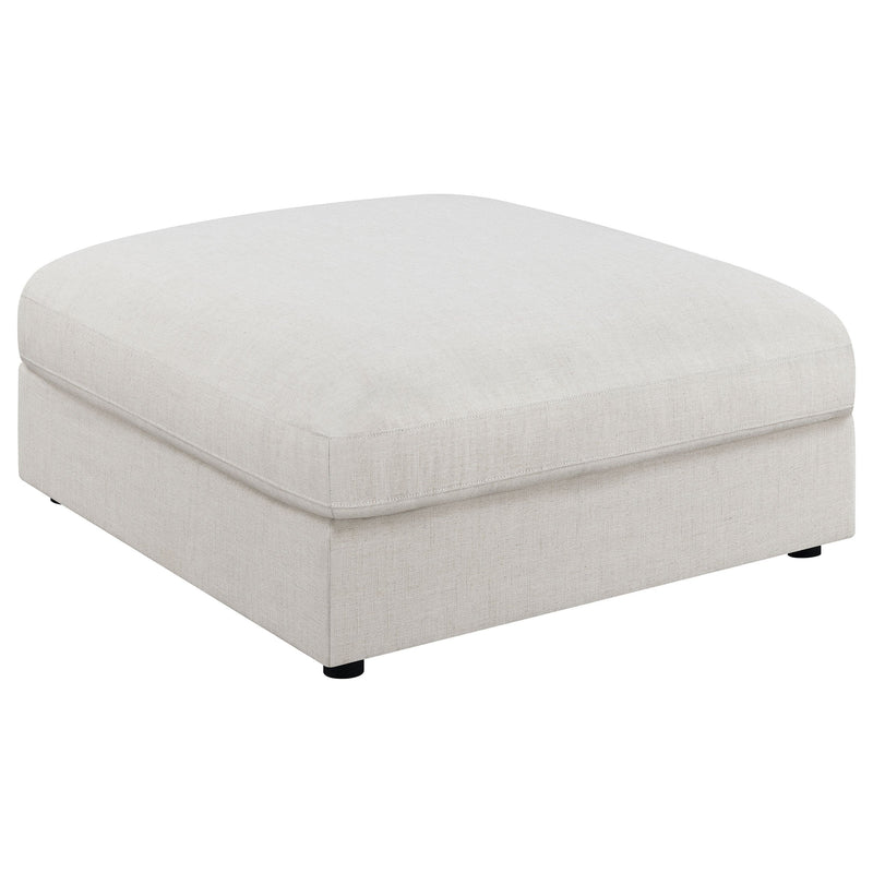 Serene Square Upholstered Ottoman