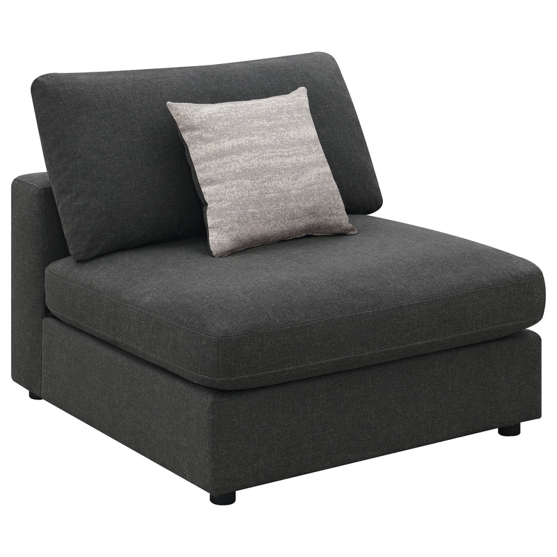 Sillón sin brazos tapizado Serene