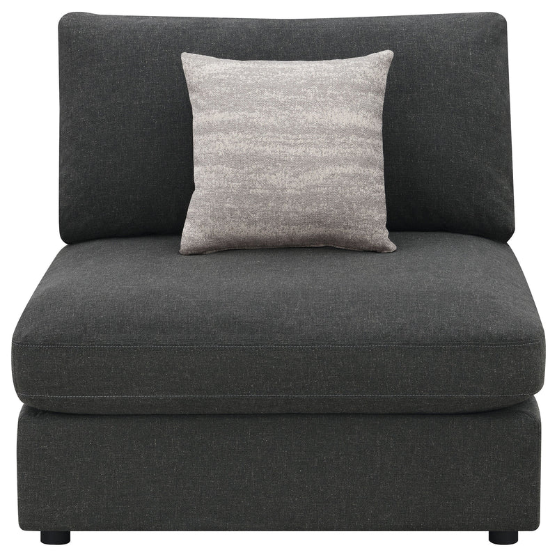 Sillón sin brazos tapizado Serene