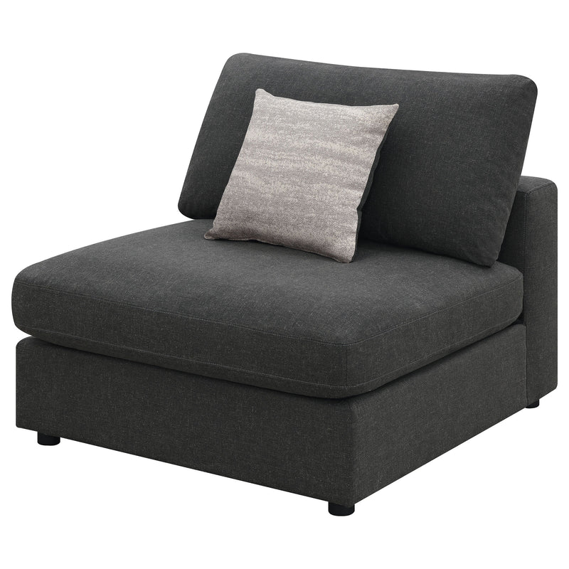 Sillón sin brazos tapizado Serene