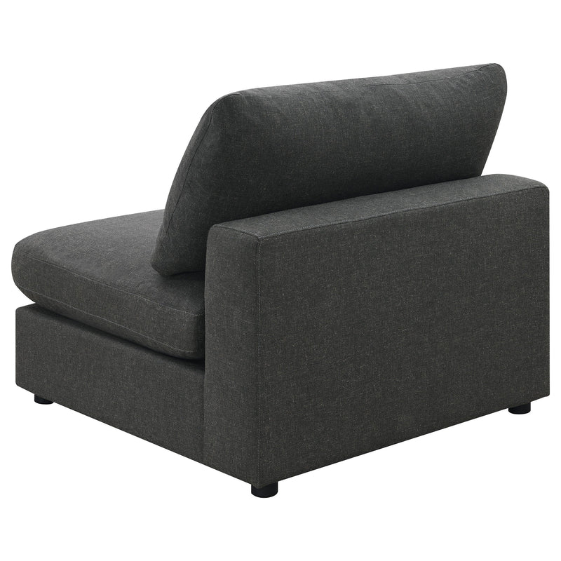 Sillón sin brazos tapizado Serene