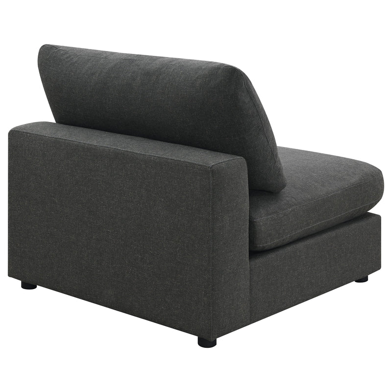 Sillón sin brazos tapizado Serene