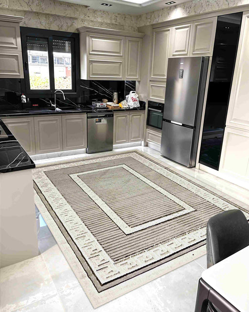 TRIBAL Rug DESIGN 5514 Grey 8x11 (7'8x10'8")"