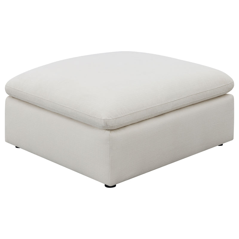 Sofá seccional modular tapizado Hobson color marfil