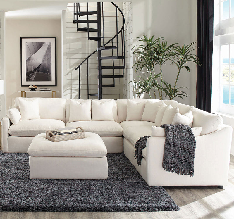 Sillón tapizado sin brazos Hobson