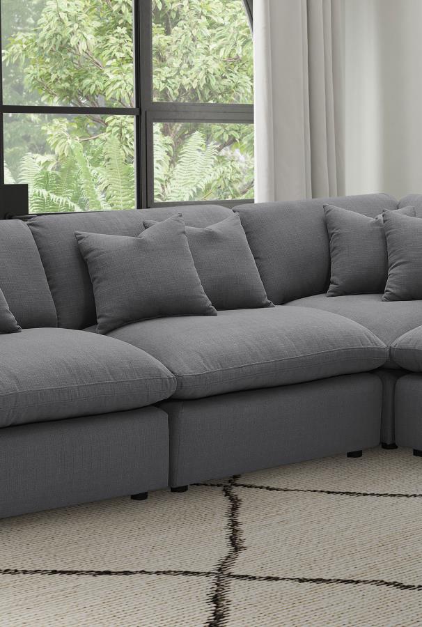 Sillón tapizado sin brazos Hobson