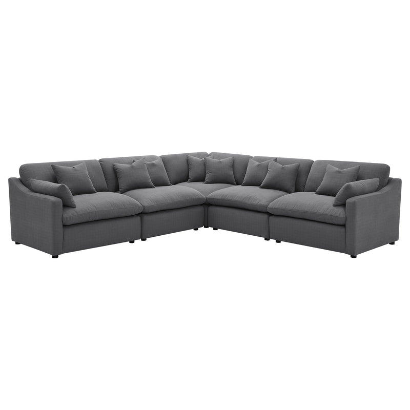 Sillón tapizado sin brazos Hobson