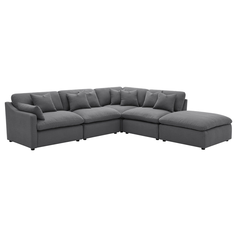 Sillón tapizado sin brazos Hobson