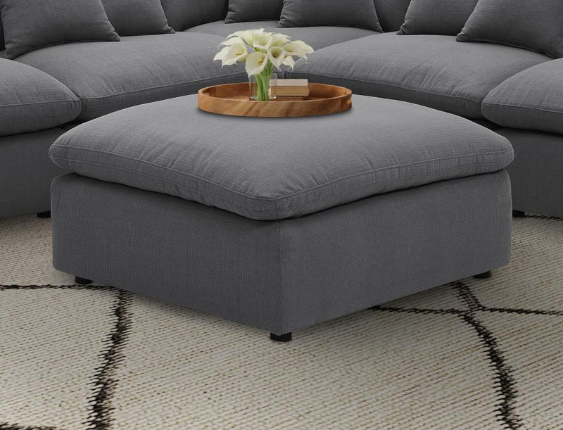 Hobson Square Upholstered Ottoman