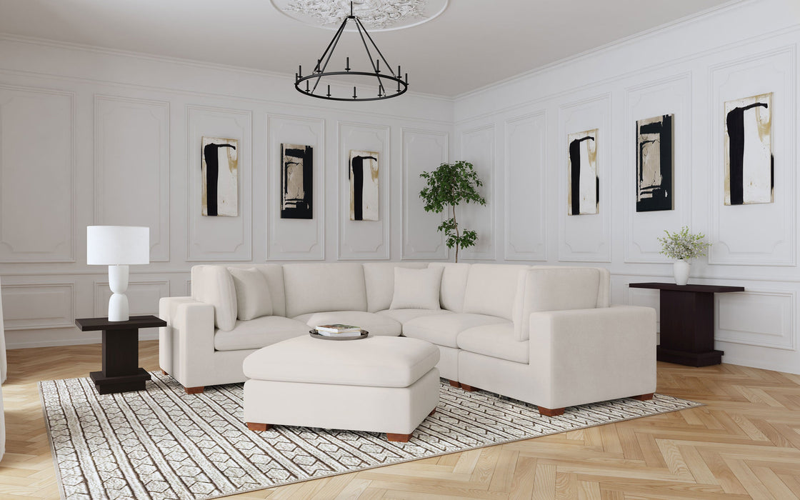 Lakeview  Upholstered Modular Sectional Chocolate