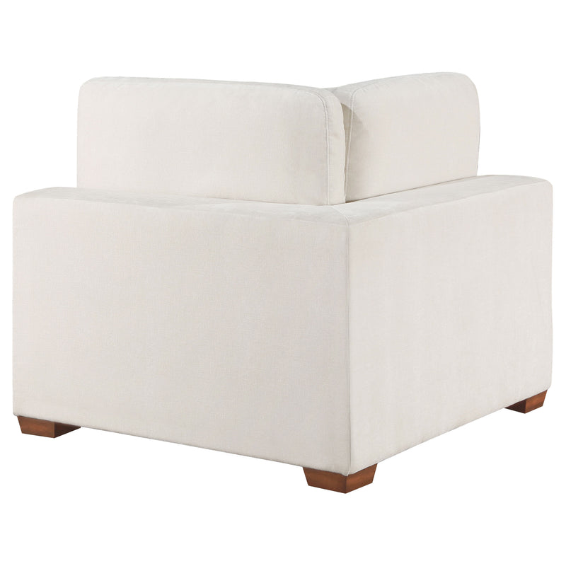 Sillón esquinero tapizado Lakeview color marfil