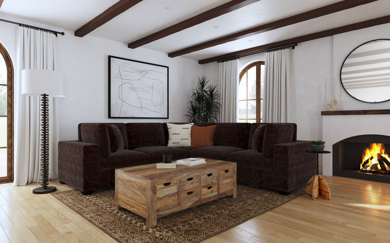 Sofá Seccional Modular Tapizado Lakeview