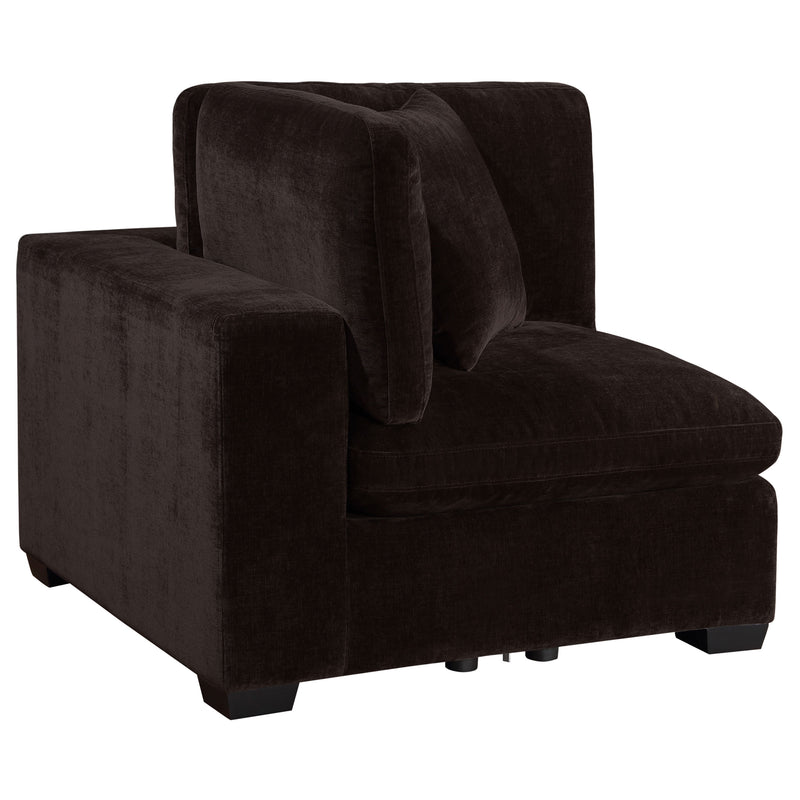 Sillón esquinero tapizado Lakeview color marfil