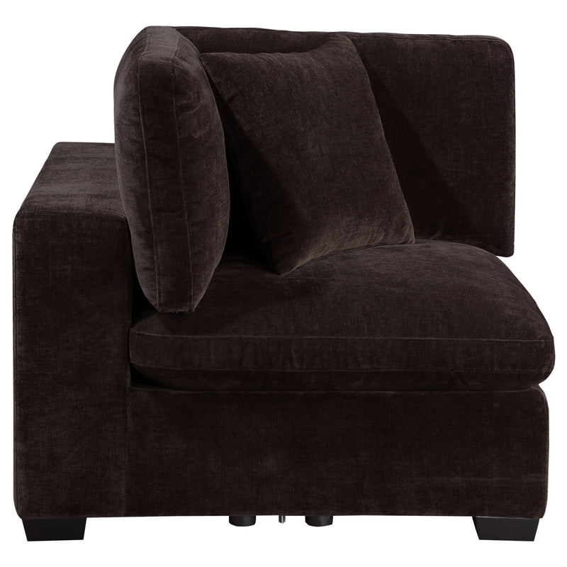 Sillón esquinero tapizado Lakeview color marfil