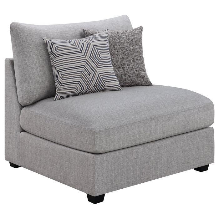 Cambria 6-piece Upholstered Modular Sectional Grey